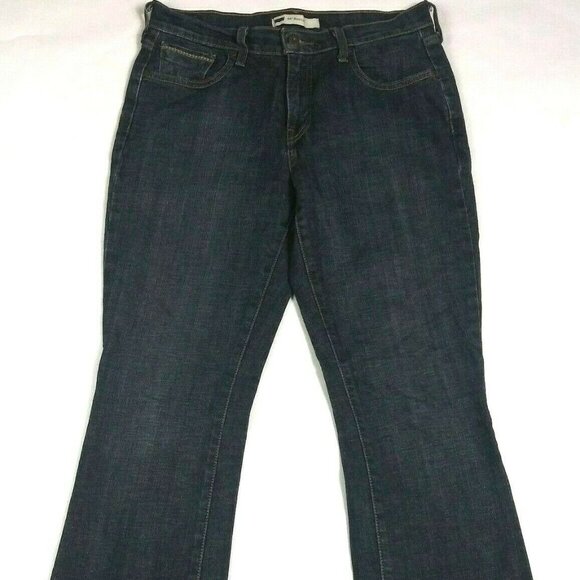 Levi's 515 Womens Size 8M (30x27) Dark Wash Denim Jeans Boot Cut EUC - Picture 1 of 10
